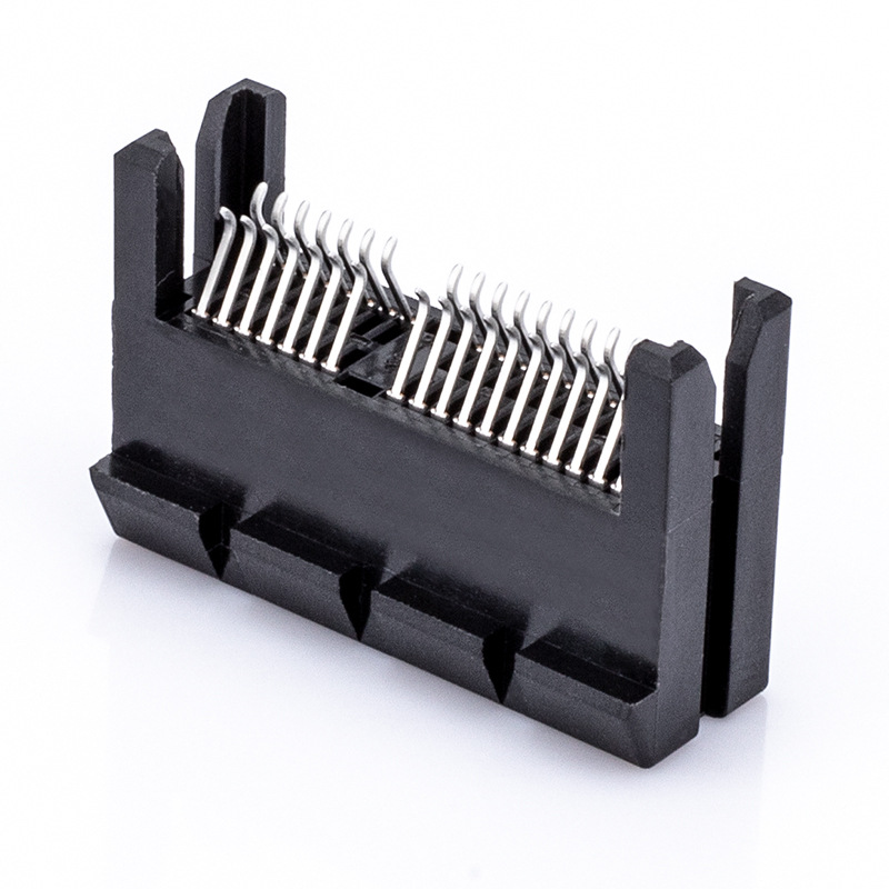 PCB spring barrier machined pin box header UL IEC standard