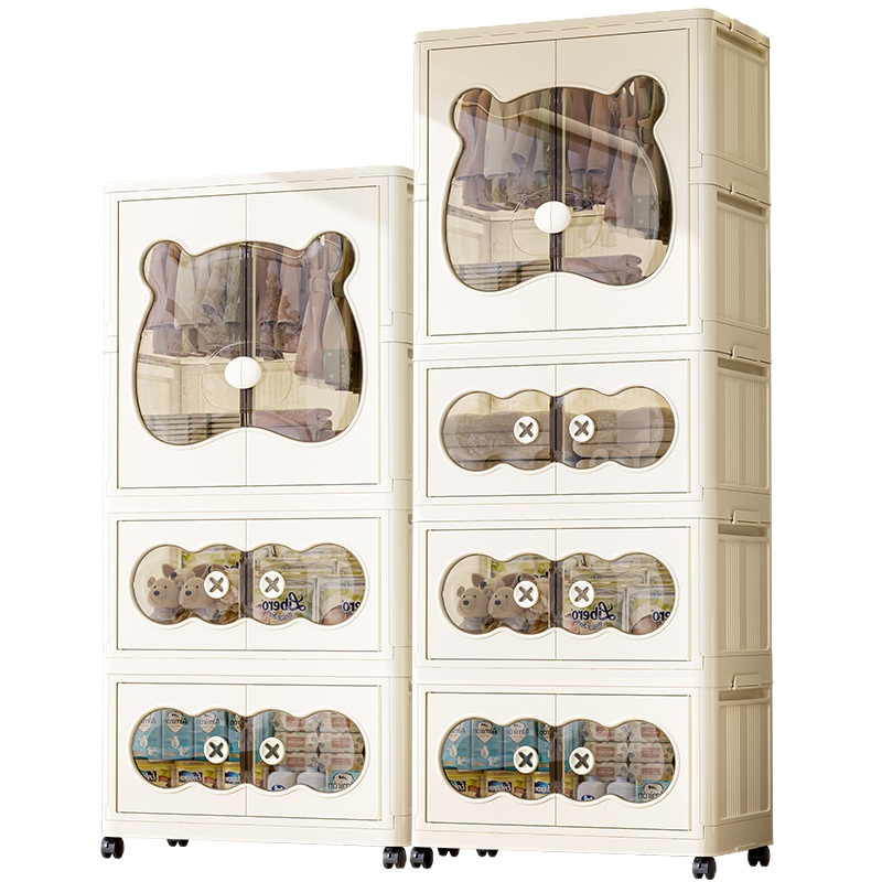 PP multi-function/style/size/color folding storage cabinet